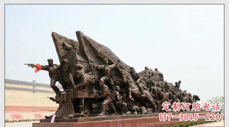辽阳纪念革命战士铜雕