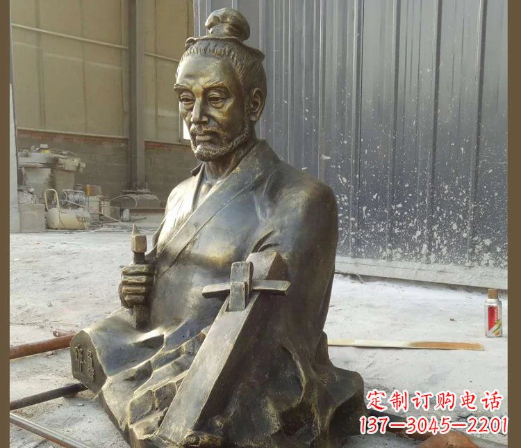 辽阳青铜鲁班雕塑,赞颂传统工匠精湛技艺