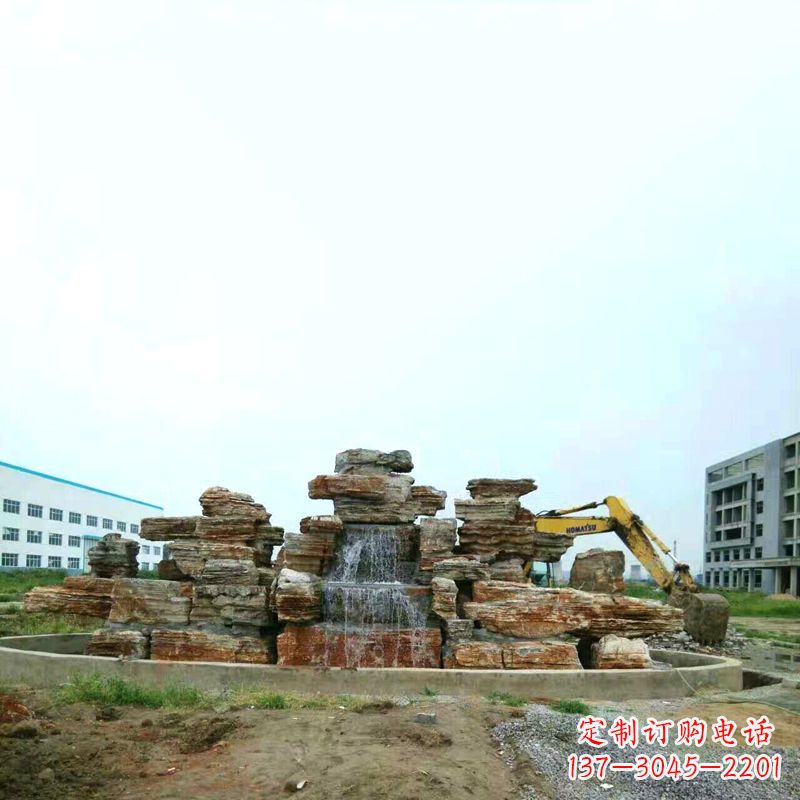 辽阳高雅精致的千层石假山雕塑