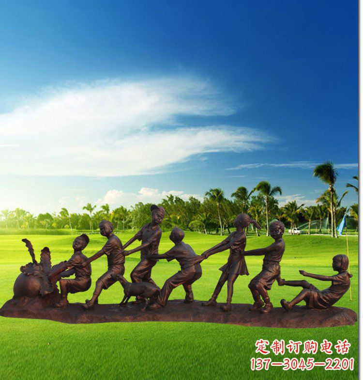 辽阳中领雕塑-精美仿铜萝卜雕塑