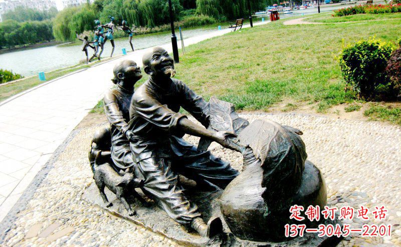 辽阳新颖可爱的铜雕萝卜小品