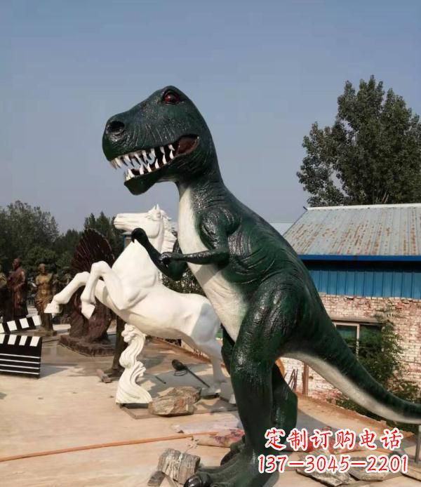 辽阳玻璃钢仿真恐龙雕塑