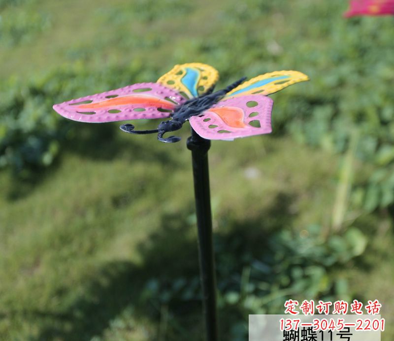 辽阳个性化不锈钢彩色蝴蝶雕塑