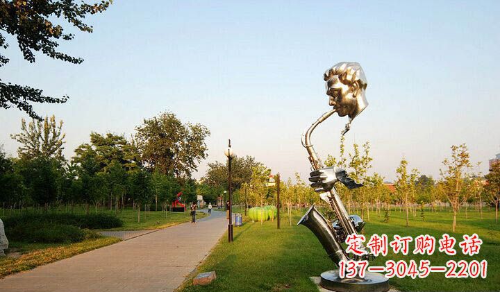 辽阳不锈钢萨克斯抽象雕塑