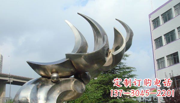 辽阳中领雕塑出品不锈钢海鸥雕塑
