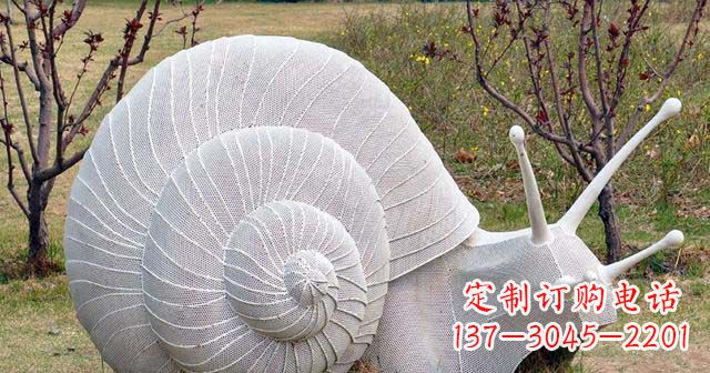 辽阳抽象不锈钢蜗牛雕塑