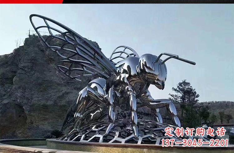 辽阳优雅活泼的不锈钢大型蚂蚁雕塑