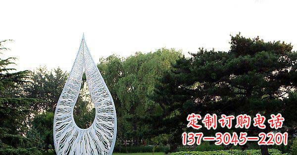 辽阳精美水滴不锈钢雕塑
