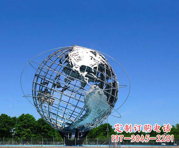 辽阳不锈钢地球仪摆件雕塑