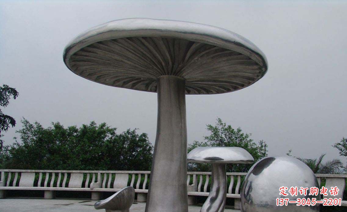 辽阳特色不锈钢凉亭雕塑