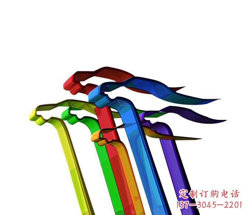 辽阳欣赏性强的不锈钢飞翔飘带景观雕塑
