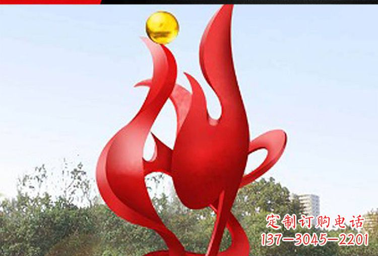 辽阳公园不锈钢凤凰景观雕塑