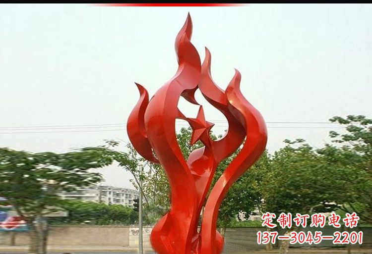 辽阳 不锈钢火炬雕塑-美轮美奂