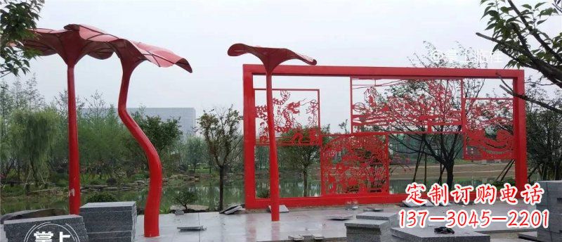 辽阳不锈钢龙凤雕塑