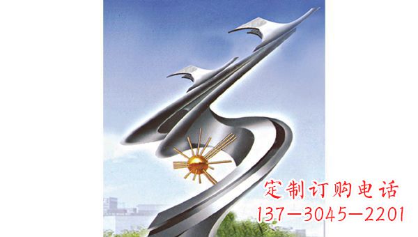 辽阳展翅飞翔伊甸园不锈钢翅膀雕塑
