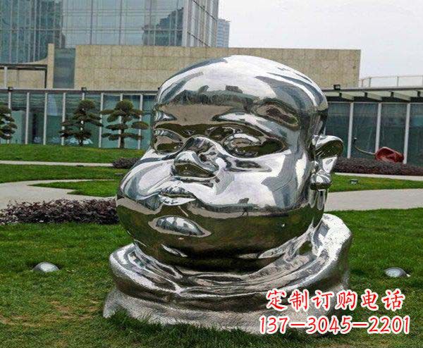 辽阳儿童不锈钢头像雕塑