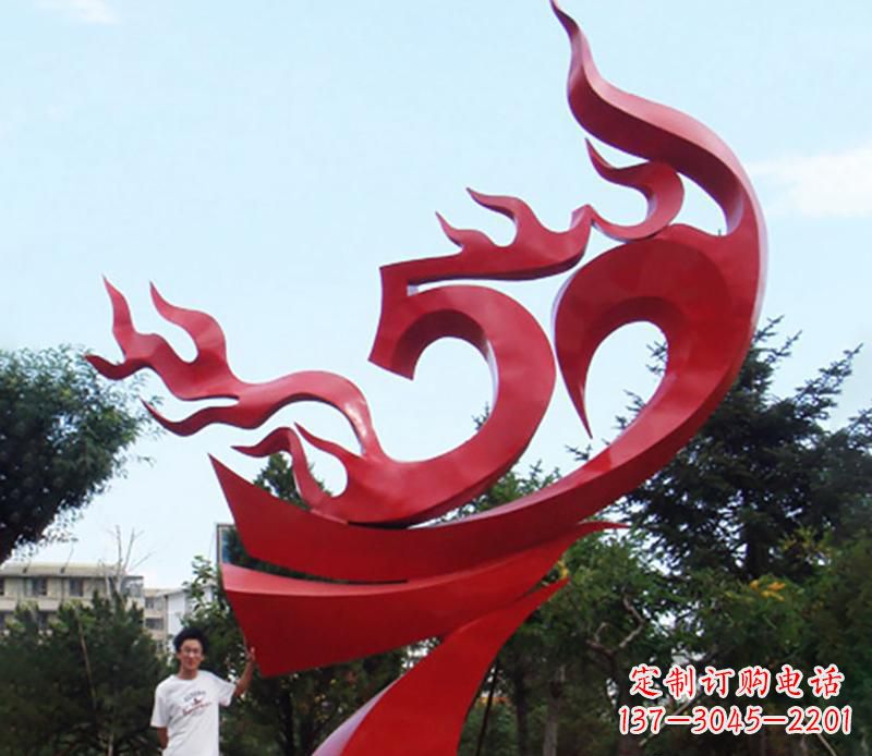 辽阳梦幻飘带景观雕塑