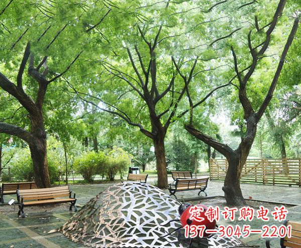 辽阳悠久活力-不锈钢瓢虫雕塑