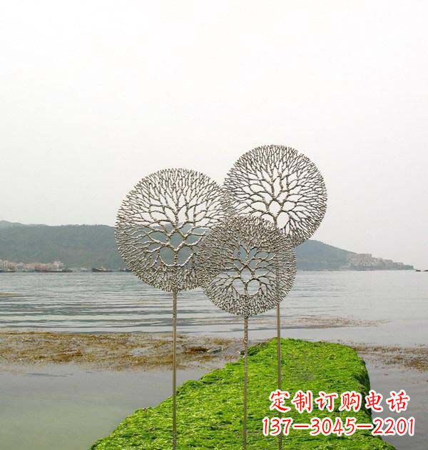 辽阳 迷人的不锈钢蒲公英雕塑