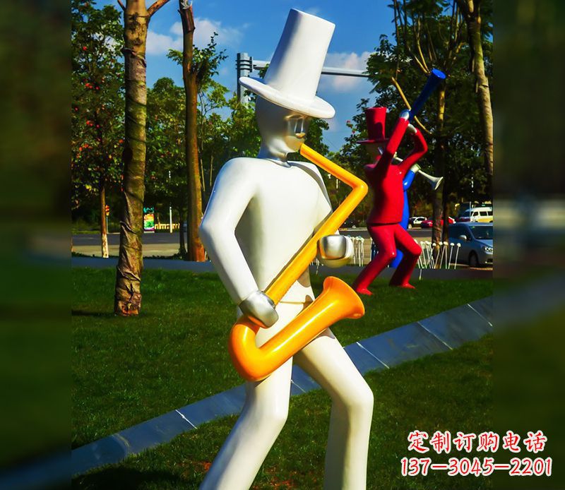 辽阳精美的萨克斯不锈钢雕塑