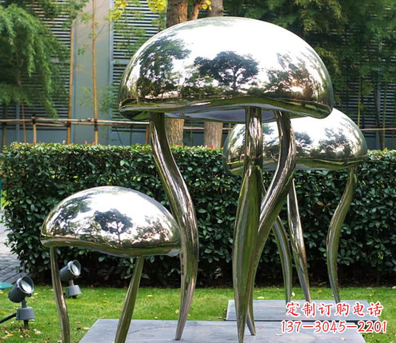 辽阳艺术水母不锈钢雕塑