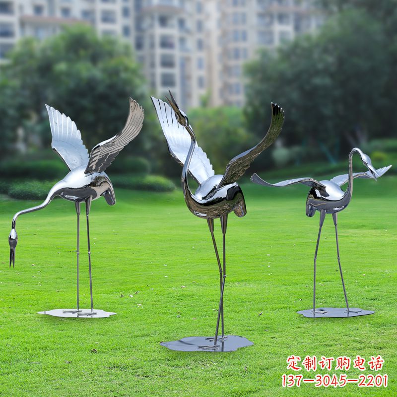 辽阳仙鹤摆件雕塑彰显传统文化之美