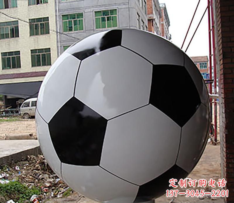 辽阳优质不锈钢足球雕塑