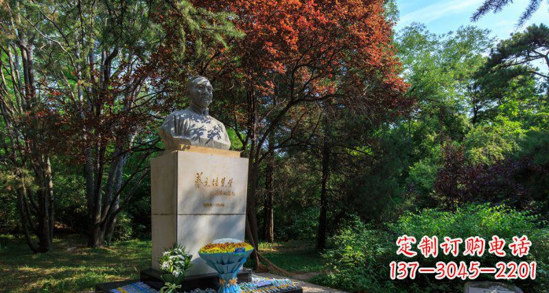 辽阳精致无缝蔡元培胸像石雕