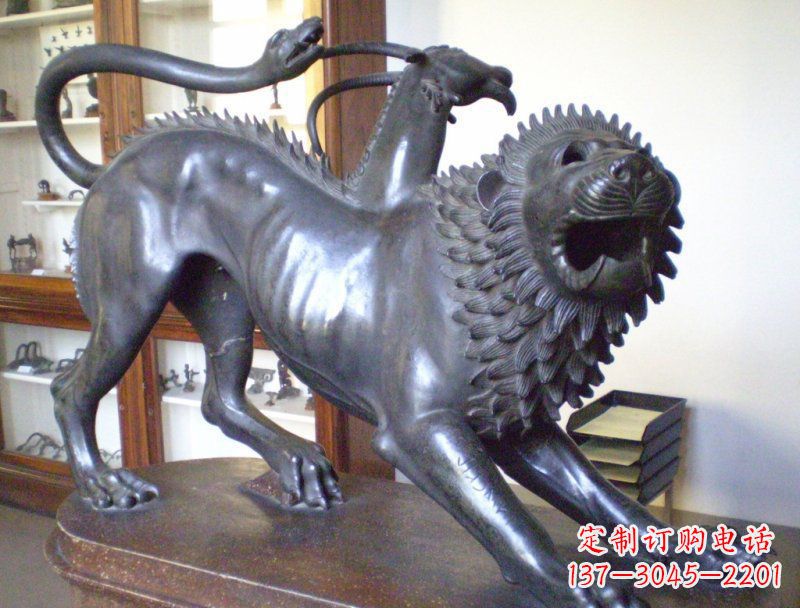 辽阳精美羚羊铜雕塑