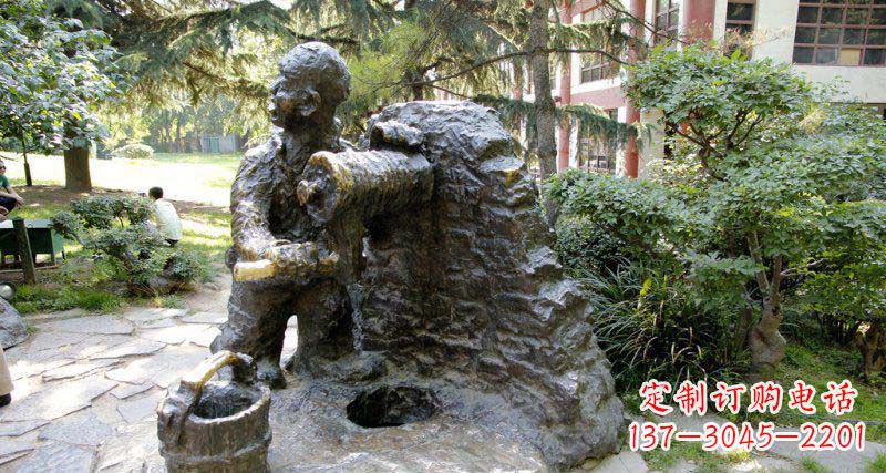 辽阳春洋定制铜雕男孩雕塑