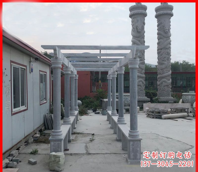 辽阳艺术之大理石石雕长廊