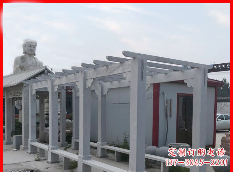 辽阳公园大理石石雕长廊 (2)