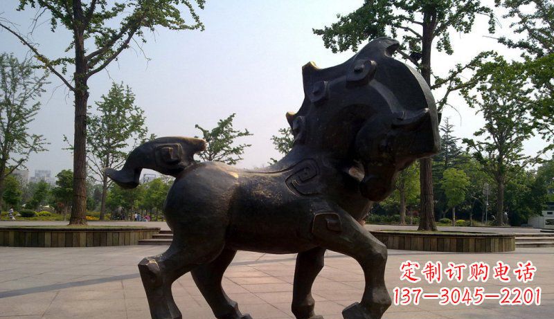 辽阳中领雕塑灵动小马铜雕
