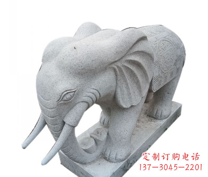 辽阳精美绝伦的大象大理石雕塑