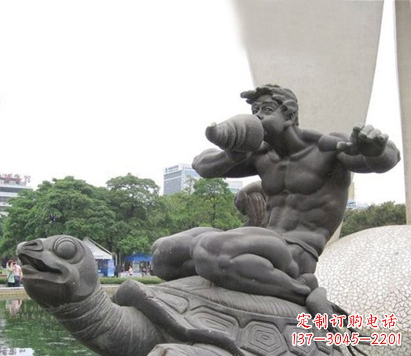 辽阳海龟雕塑,漫步沙滩时的自然之美