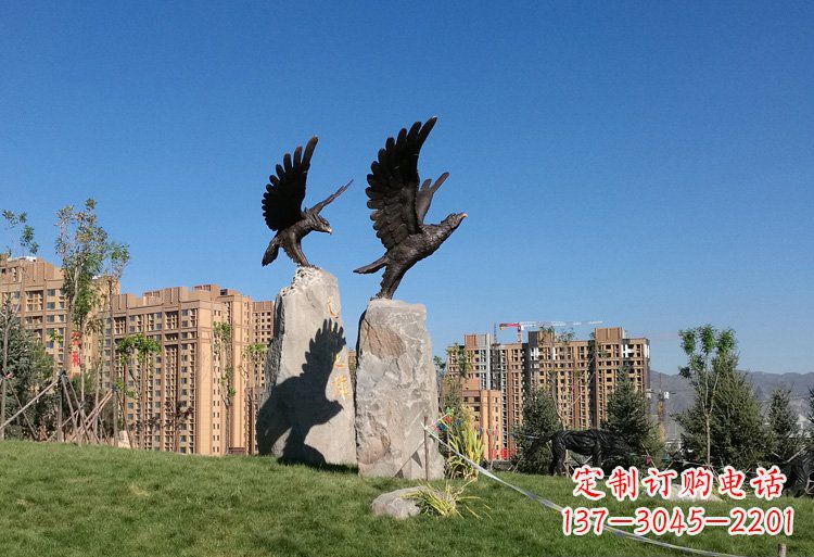辽阳精美老鹰铜雕