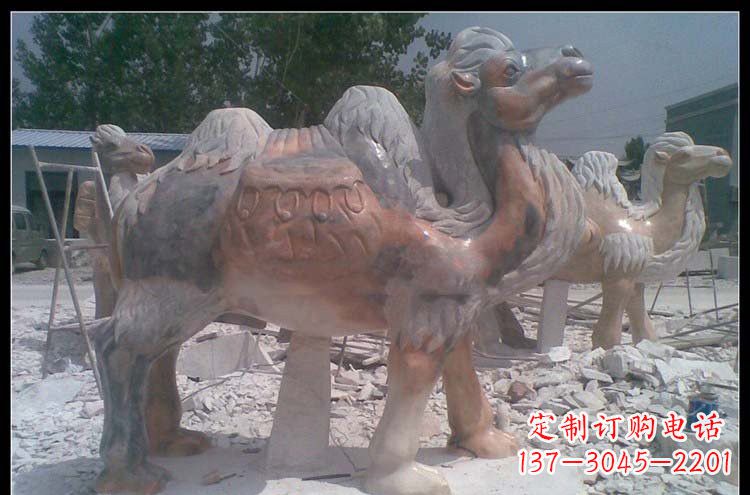 辽阳公园动物骆驼石雕222