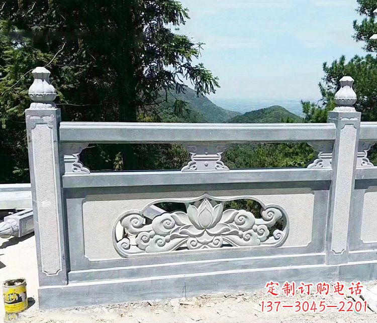 辽阳公园仿古石栏板景观石雕 (8)