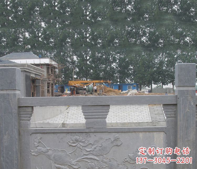 辽阳公园仿古石栏板景观石雕 (9)