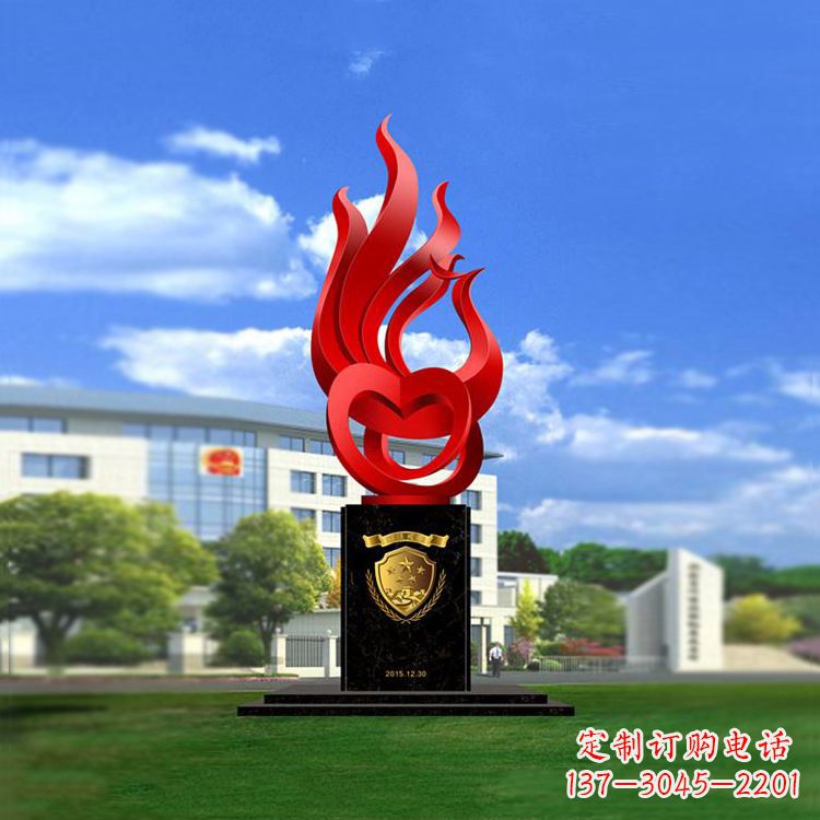辽阳公园凤凰雕塑不锈钢景观雕塑