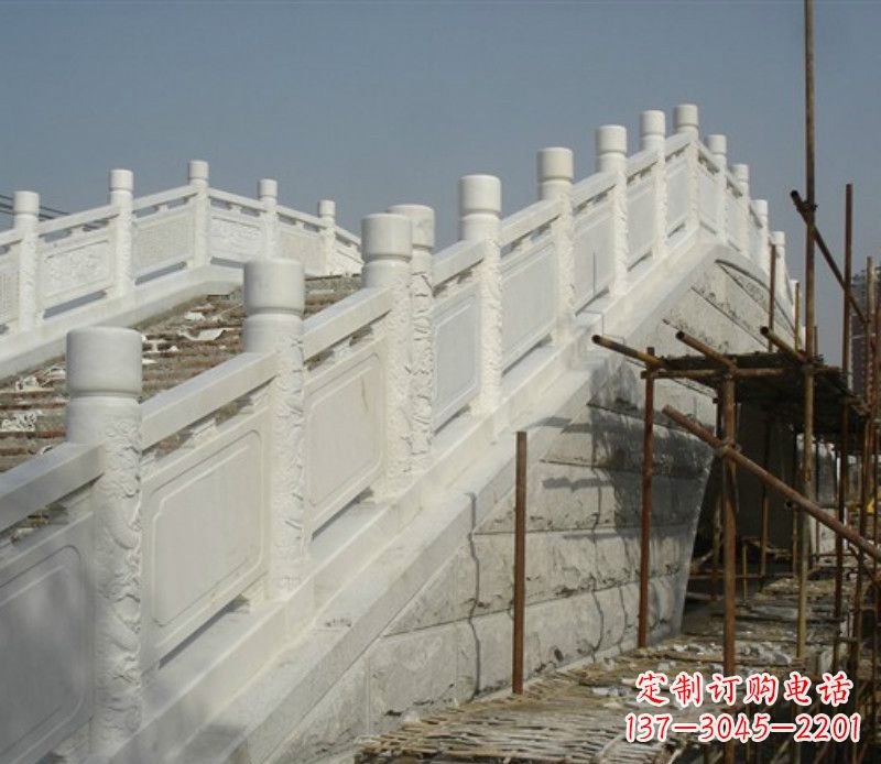 辽阳公园汉白玉栏板景观石雕