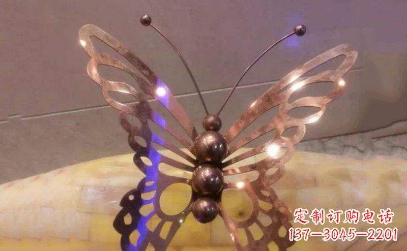 辽阳高品质不锈钢蝴蝶雕塑