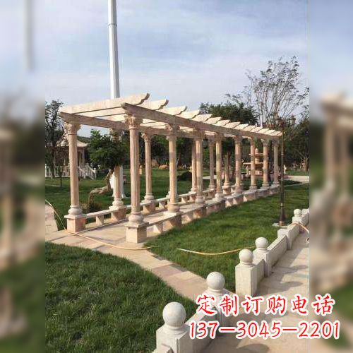 辽阳公园花架长廊石雕