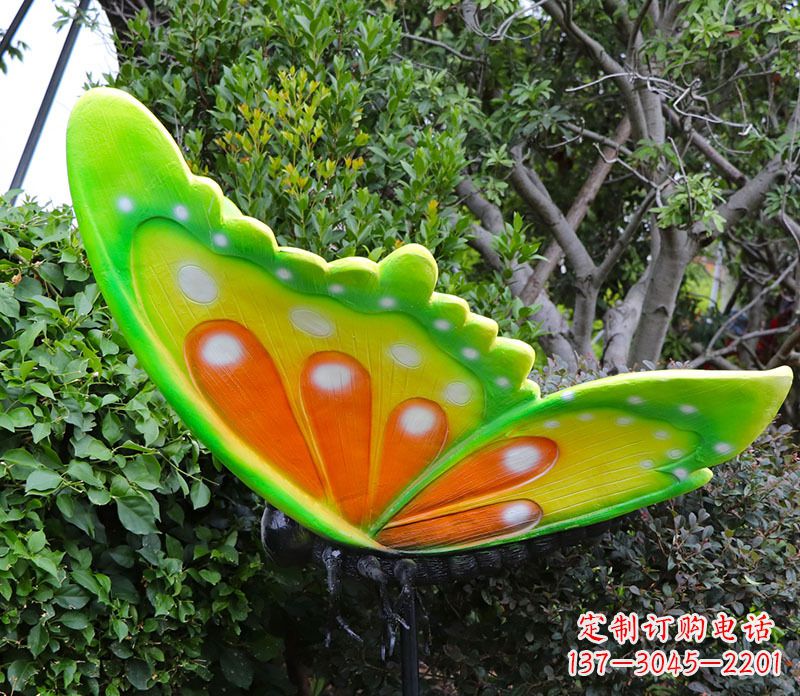 辽阳玻璃钢仿真蝴蝶雕塑