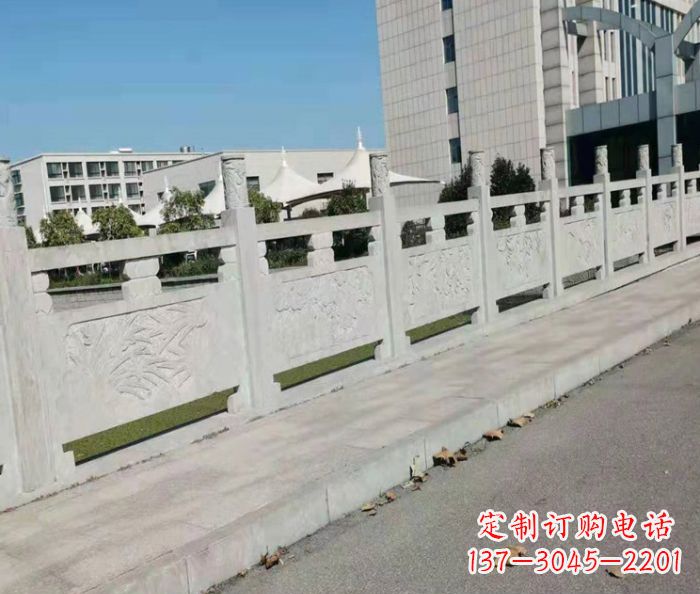 辽阳公园景观大理石浮雕栏板 (2)