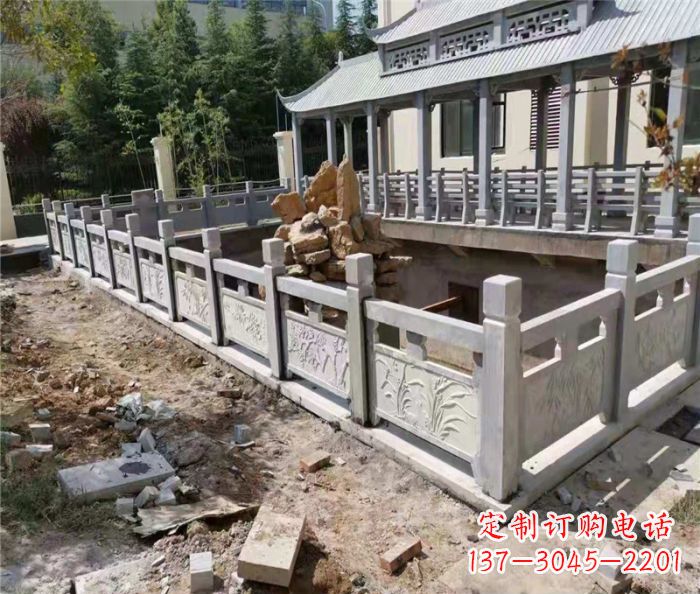 辽阳公园景观大理石浮雕栏板_2