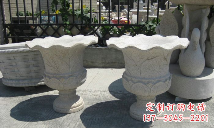 辽阳大理石花盆雕塑