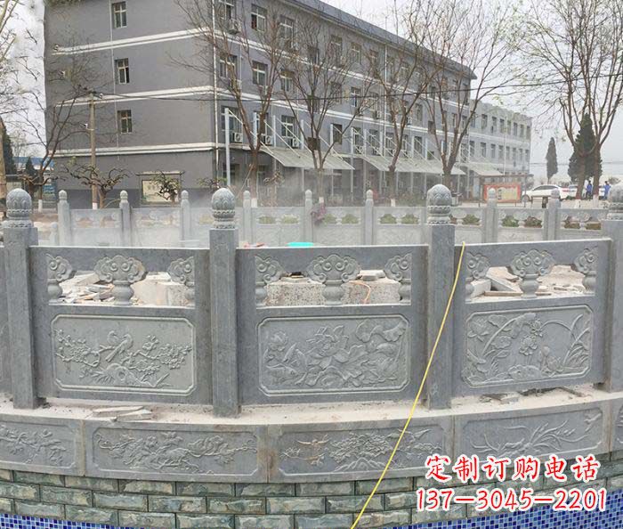 辽阳公园景观大理石栏板雕塑