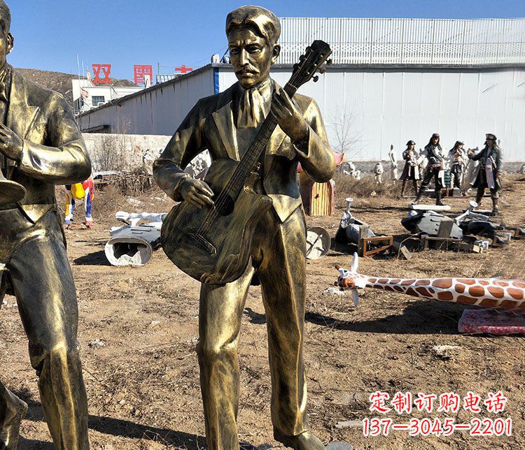 辽阳玩乐无穷的吉他雕塑