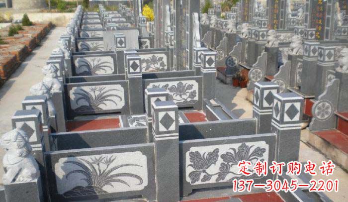 辽阳公园景观仿古石栏板 (2)